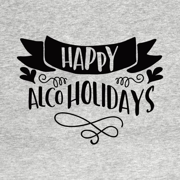 Happy Alco-Holidays Black by Aventi